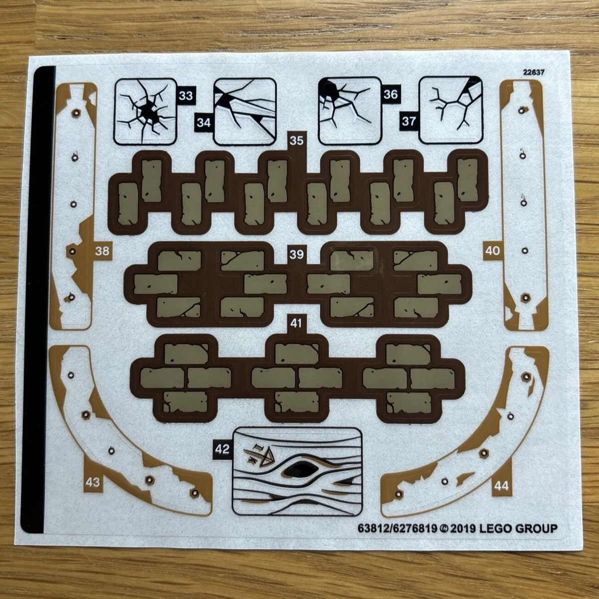 Lego® Sticker Sheet for set 70425 Newbury Haunted High School - Sheet 2