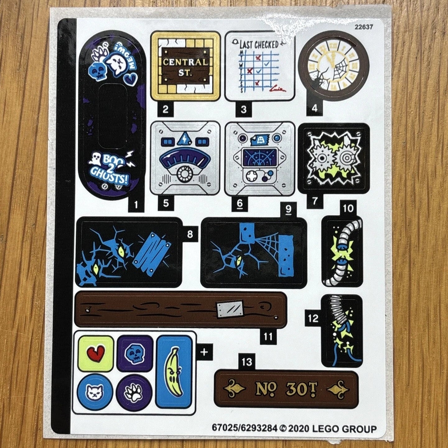 Lego® Sticker Sheet for set 70430 Newbury Subway