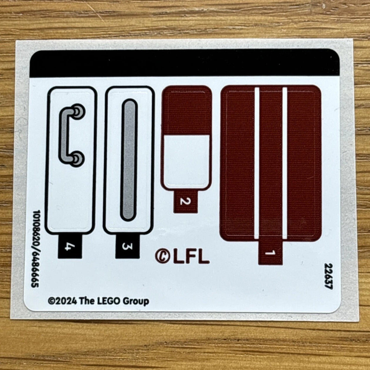 Lego® Sticker Sheet for set 75378 BARC Speeder Escape