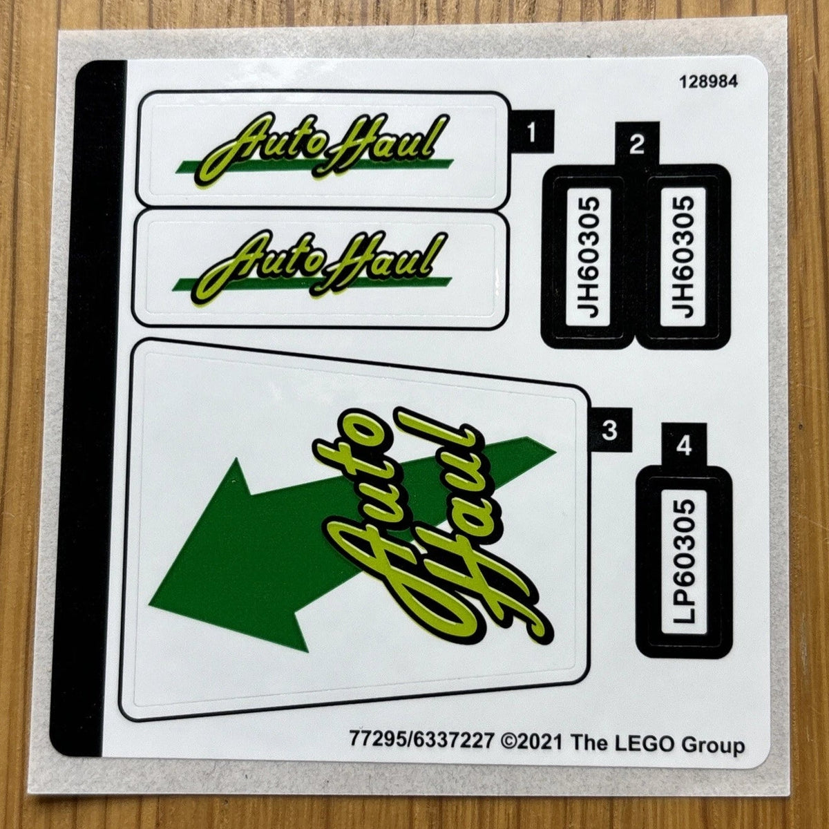 Lego® Sticker Sheet for set 60305 Car Transporter