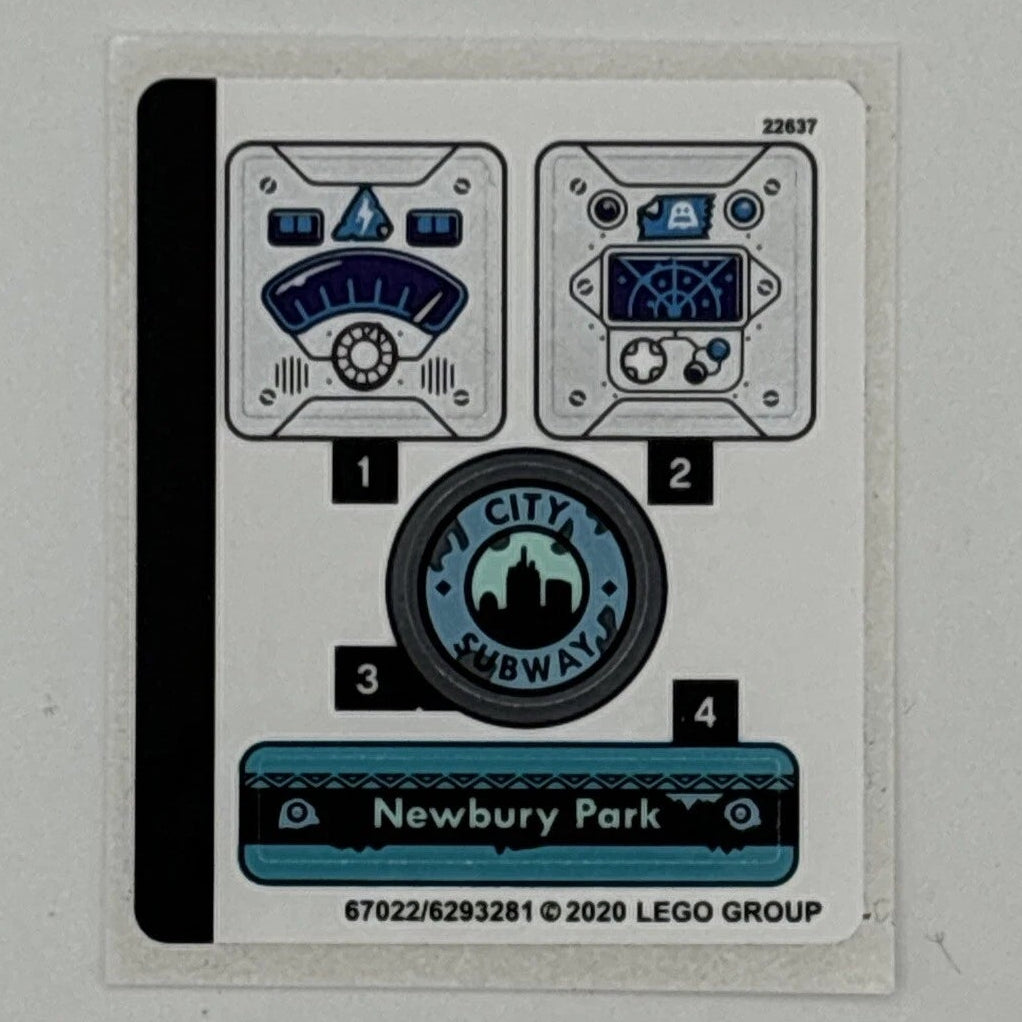 Lego® Sticker Sheet for set 70427 Welcome to the Hidden Side