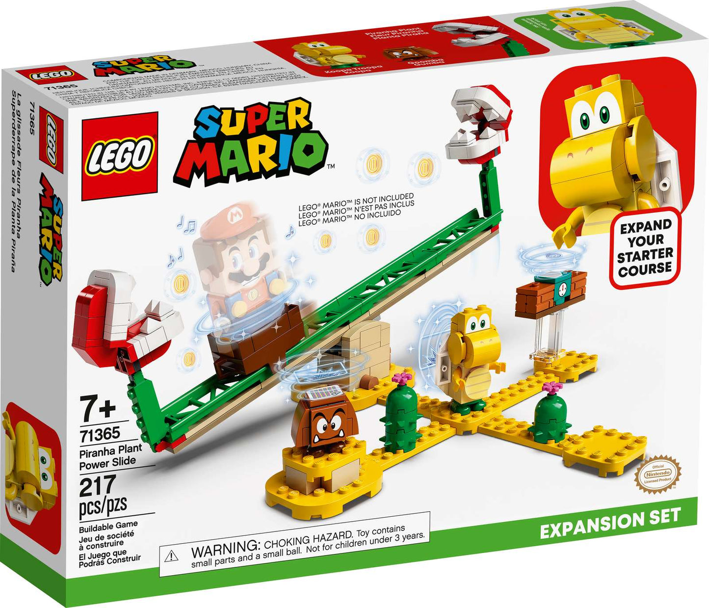 Lego Super Mario Piranha Plant Power Slide Expansion Set 71365