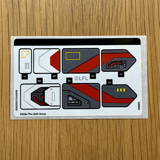 Lego® Sticker Sheet for set 75388 Jedi Bob's Starfighter