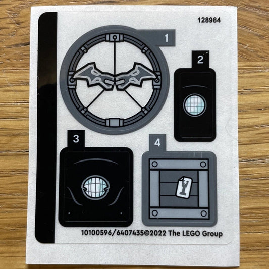 Lego® Sticker Sheet for set 76179 Batman & Selina Kyle Motorcycle Pursuit