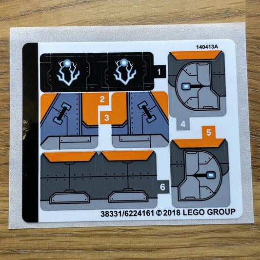 Lego® Sticker Sheet for set 76218 Thor's Weapon Quest
