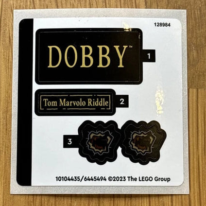 Lego® Sticker Sheet for set 76421 Dobby the House-Elf