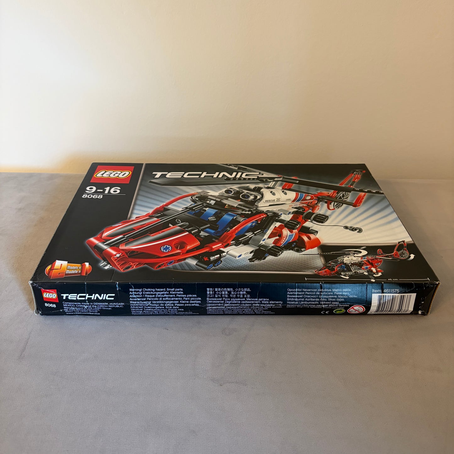 Lego Technic Rescue Helicopter, 8068