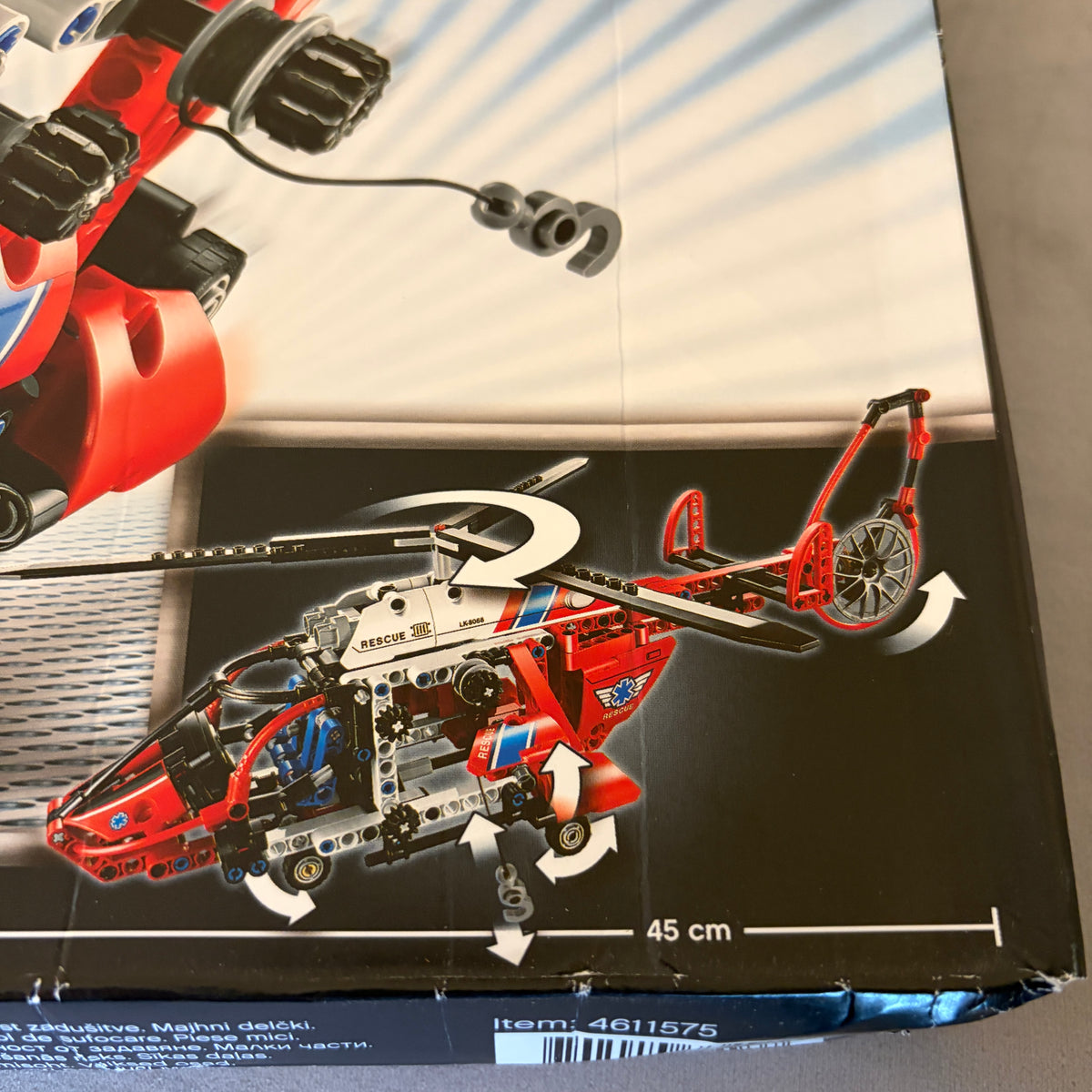 Lego Technic Rescue Helicopter, 8068