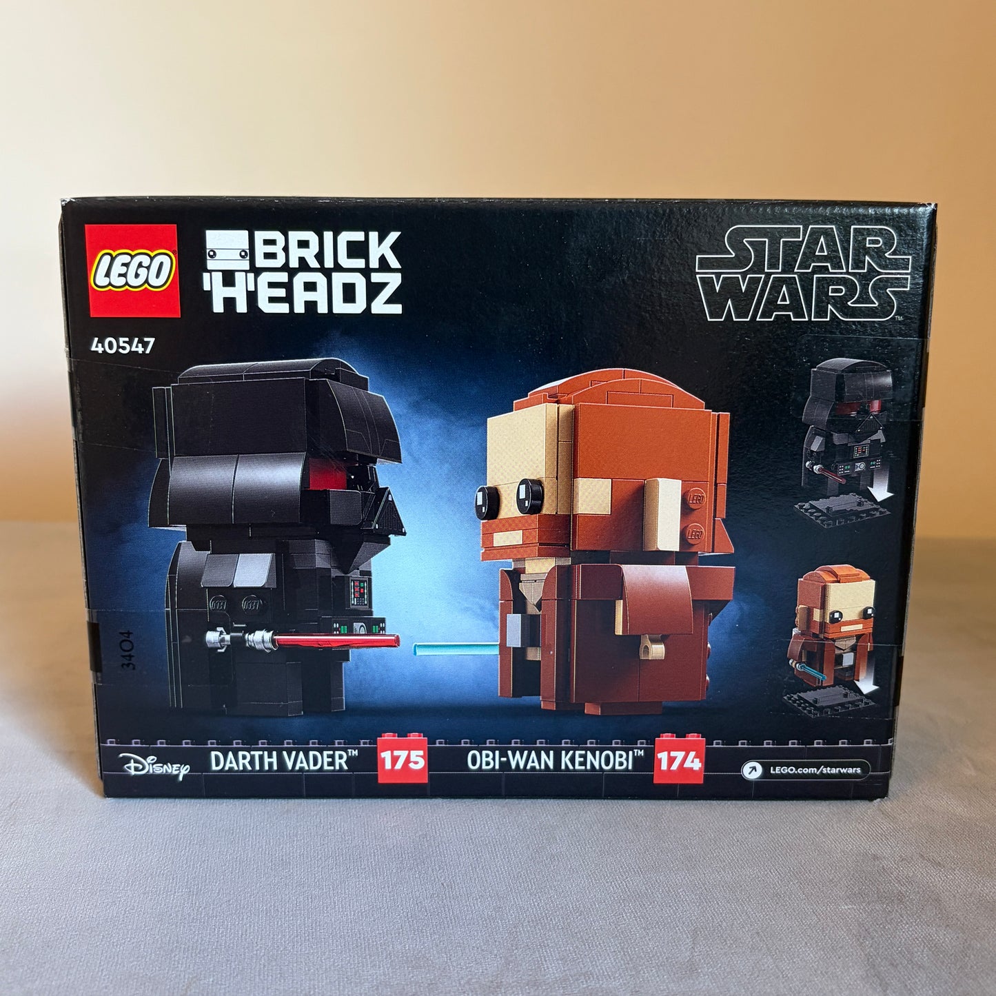 BrickHeadz Star Wars™  Obi-Wan Kenobi™ & Darth Vader™ 40547