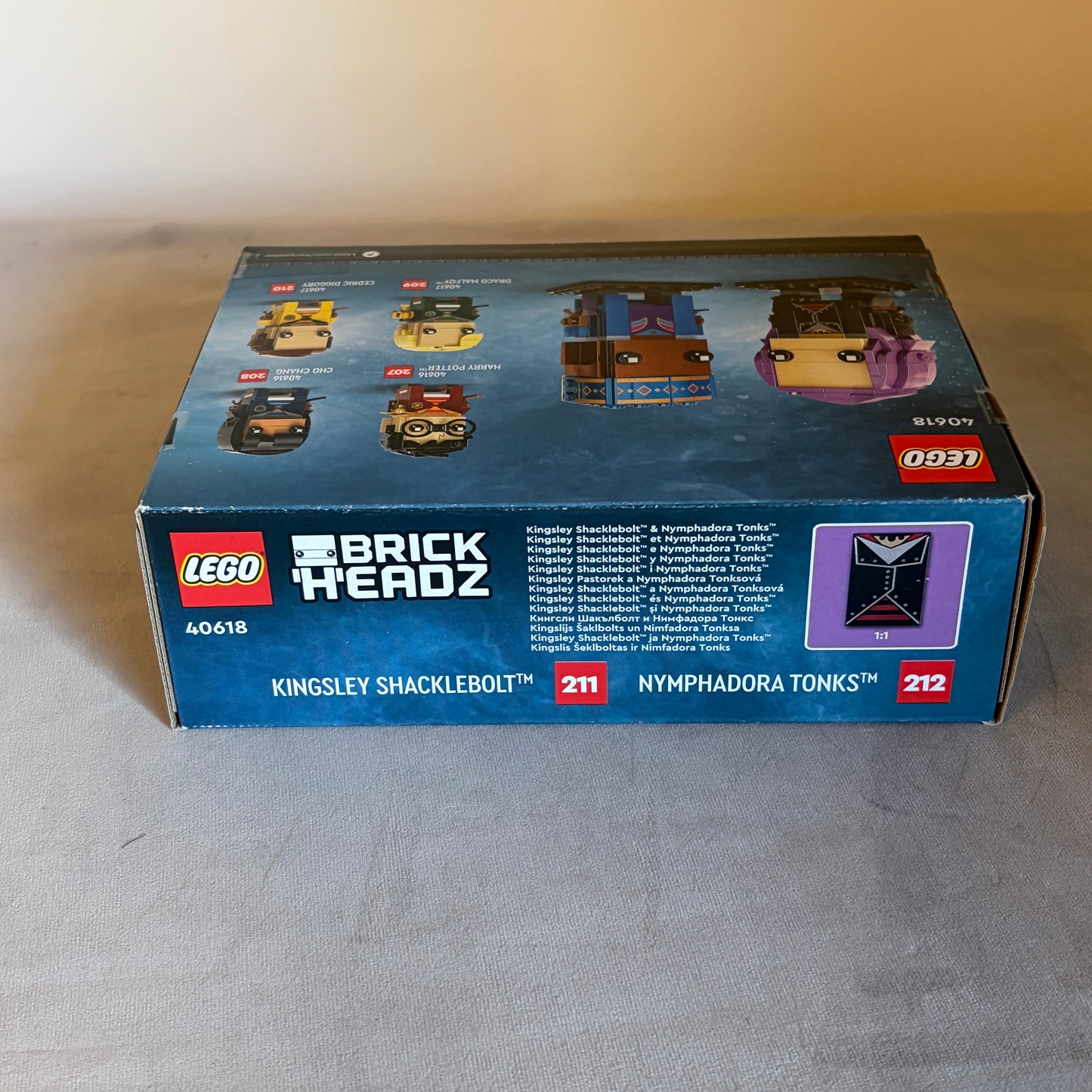 Lego BrickHeadz Kingsley Shacklebolt™ & Nymphadora Tonks™ 40618