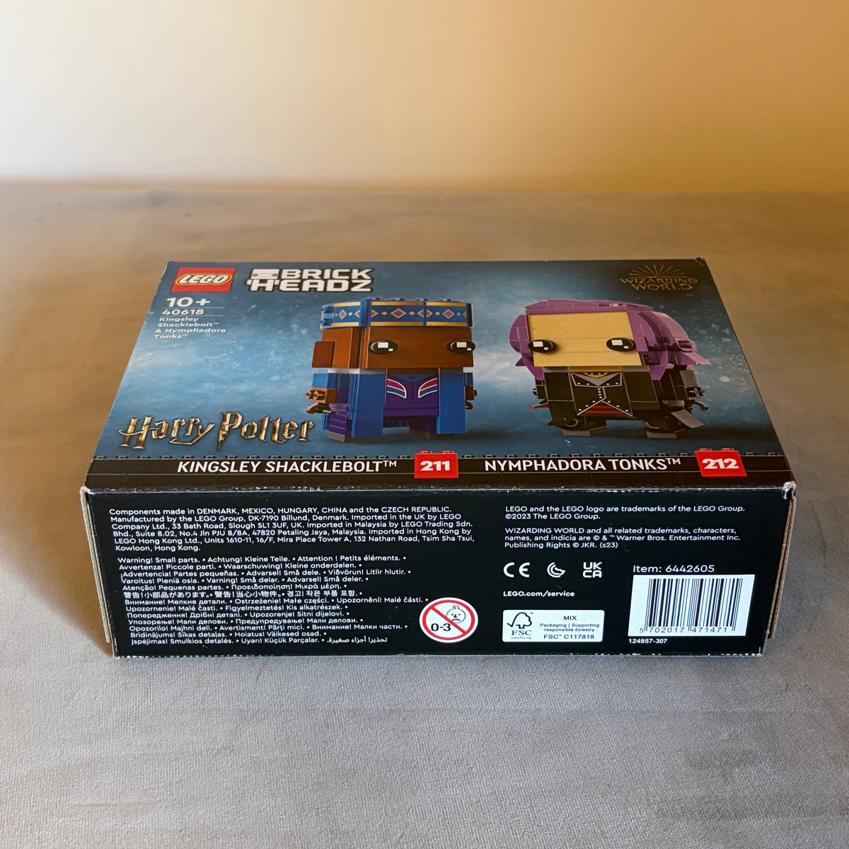 Lego BrickHeadz Kingsley Shacklebolt™ & Nymphadora Tonks™ 40618