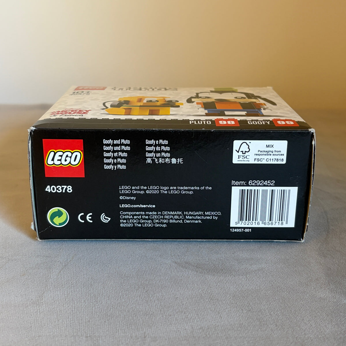 Lego® Disney BrickHeadz Goofy & Pluto 40378
