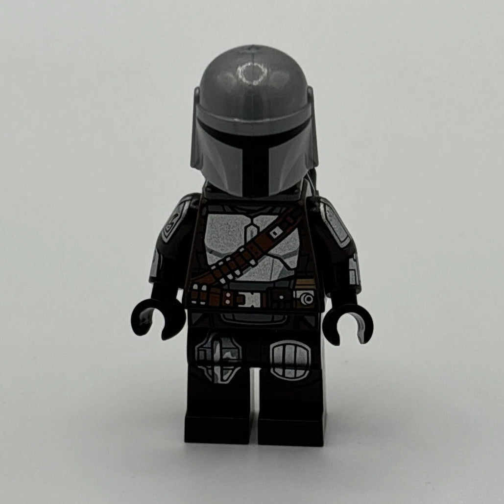 Din Djarin - Silver Beskar Armor, sw1166 (with Jetpack), LEGO® Star Wars Minifigure